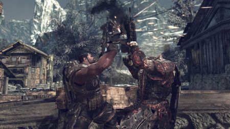 Gears of War 2. Cmo quiere su nivel de violencia: pequeo, mediano o grande?