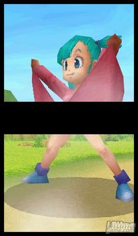 Dragon Ball DS - Goku y Bulma hacen equipo para exprimir a fondo DS