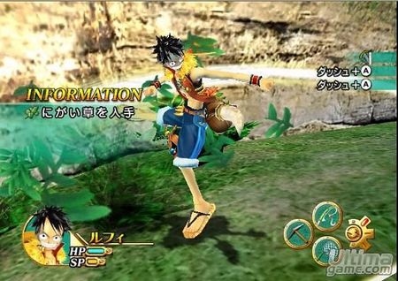 One Piece Unlimited Cruise. Preprate para mover el esqueleto