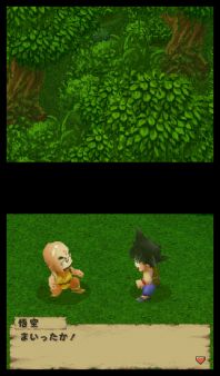 Dragon Ball DS - Goku y Bulma hacen equipo para exprimir a fondo DS