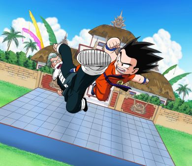 Dragon Ball DS - Goku y Bulma hacen equipo para exprimir a fondo DS