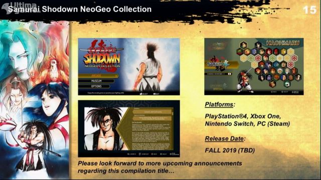 Ms juegos de lucha en 2D para nostlgicos en las consolas actuales - Noticia para Samurai Shodown NeoGeo Collection