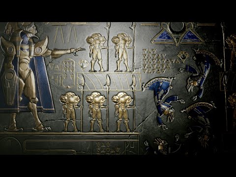 Samus encuentra jeroglíficos que parecen contar la historia de una extraña sociedad - Noticia para Metroid Dread