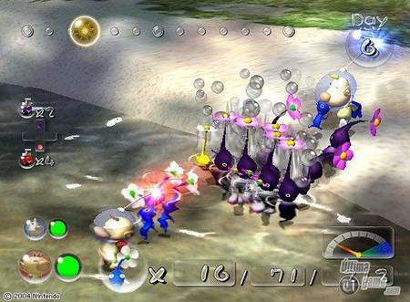 Dos nuevos videos del modo multijugador de Pikmin 2