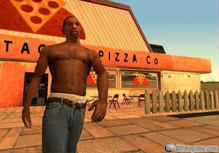 As es la versin HD para Xbox 360 de Grand Theft Auto: San Andreas