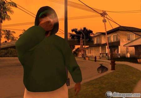 As es la versin HD para Xbox 360 de Grand Theft Auto: San Andreas