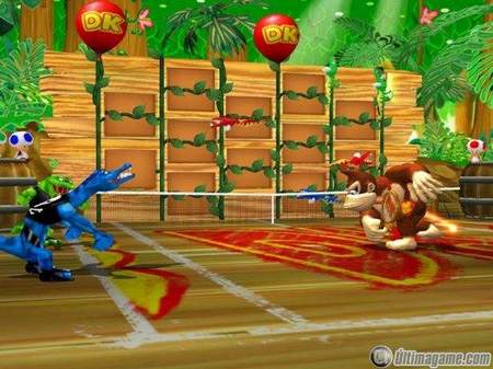 68 nuevas capturas de Mario Power Tennis para GameCube