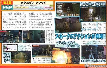 Nuevo scan de Metal Gear Acid