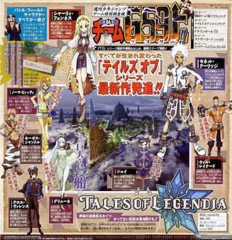 Namco abre la pgina oficial USA de Tales of Legendia