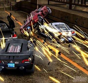 Las diferencias de Burnout Revenge para Xbox 360, en vdeo