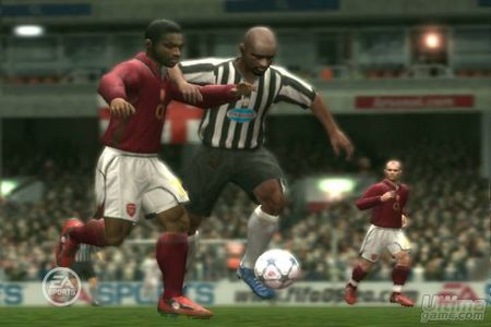 Primer video en movimiento de la versin Xbox 360 de FIFA 06