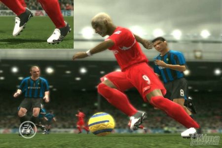 Primer video en movimiento de la versin Xbox 360 de FIFA 06
