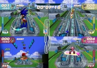 Presentacin de algunos circuitos de Sonic Riders, en formato video