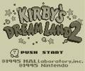 Kirby's Dream Land 2 3DS