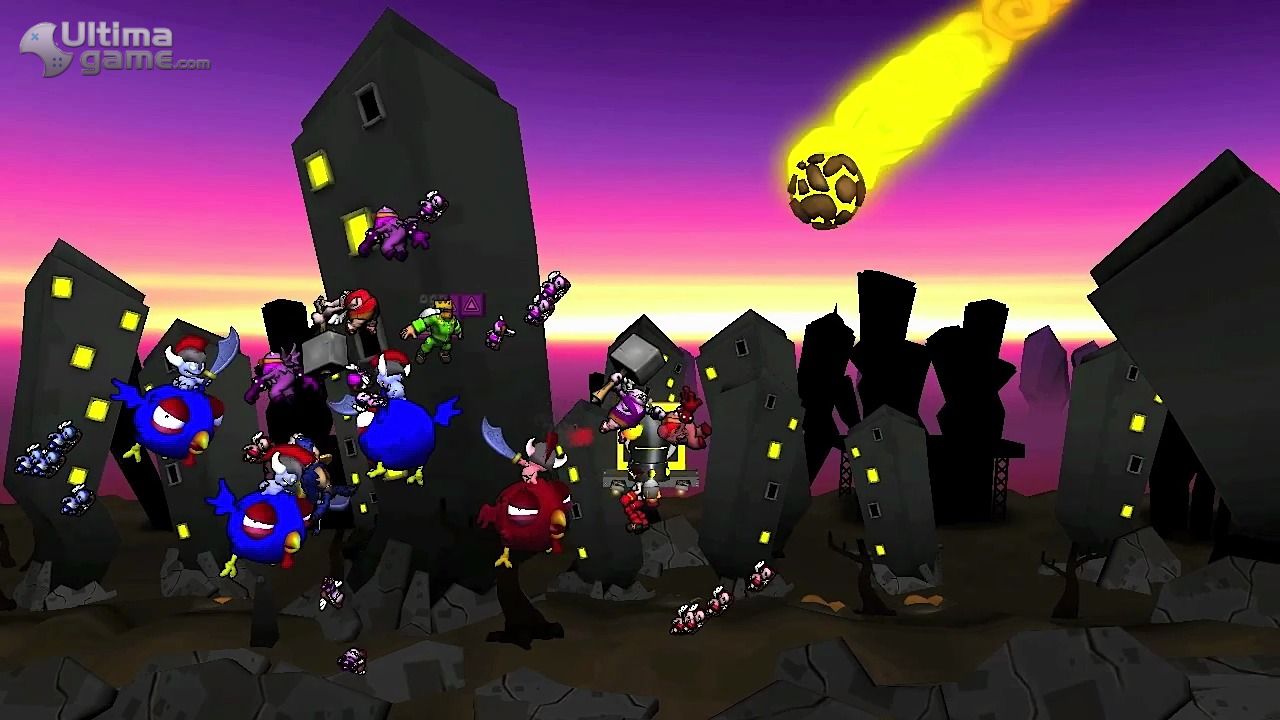 Puzles, destrucción de edificios... ¿Y luchas en gallinas voladoras? de Slam Bolt Scrappers - imagen 2