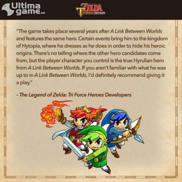 Descubre las Grutas Sombras, el mayor desafo de The Legend of Zelda: Tri Force Heroes